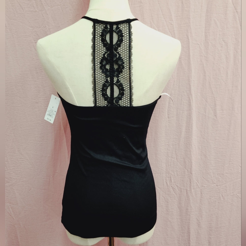 Gilligan & O'Malley Women's Crisscross Racerback Ribbed Tank Top - Picture 4 of 6